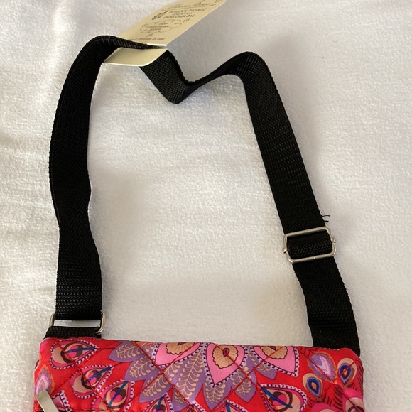 Cross Over Bag with Three multi-purpose pockets Peacock Parade Collection NWT - Picture 4 of 5